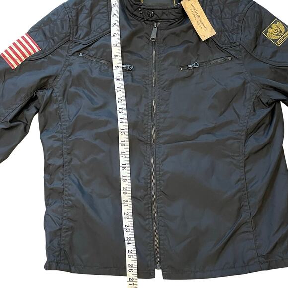 Ralph Lauren Denim & Supply Jacket Large Designer Luxury Classic Timeless Biker - Picture 7 of 8
